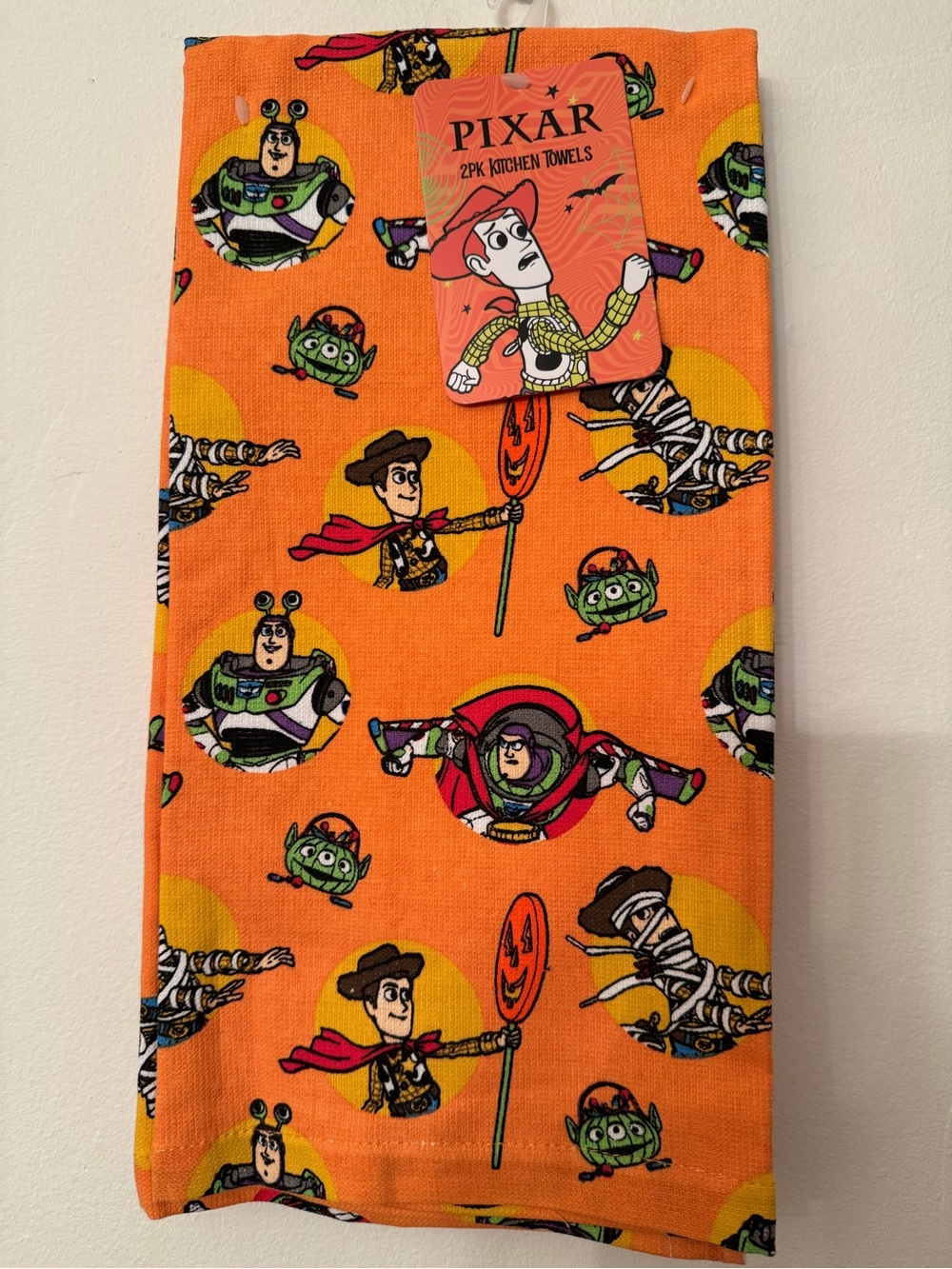 Pixar Toy Story Halloween Themed Kitchen Towels